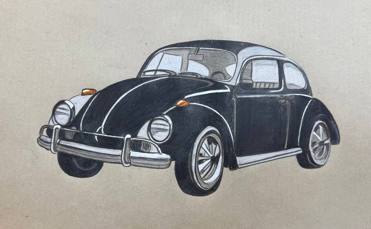 آموزش نقاشی سیاه قلم